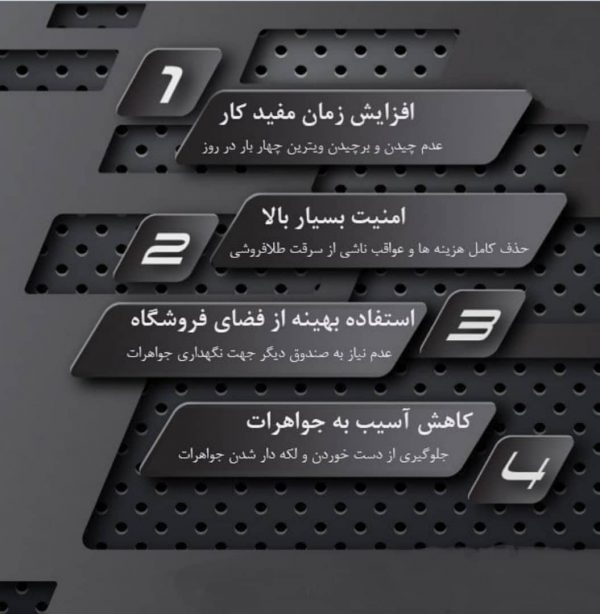 گاوصندوق آسانسوری طلافروشی نوع زنجیری فول ابعاد2متر1 - تصویر 4